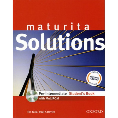 Maturita Solutions Pre-Intermediate Student´s Book + CD-ROM (učebnice)
