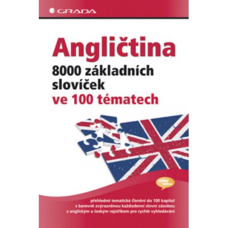 Angličtina - 8000 základních slovíček ve 100 tématech