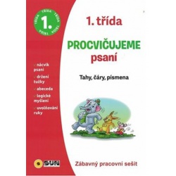 Zábavný pracovní sešit - 1.třída, Psaní Tahy Čáry  - učebnice